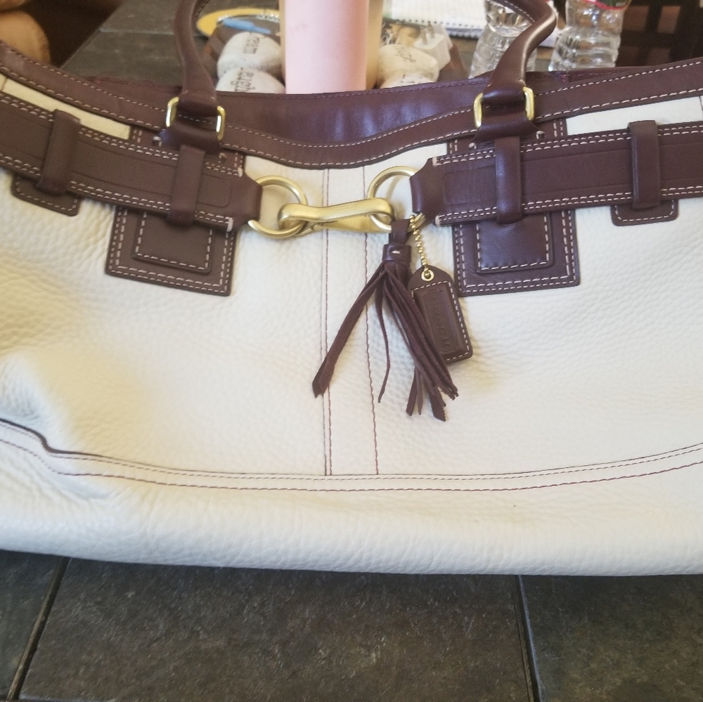 Coach Leather Handbag Purse